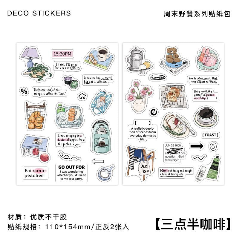 Diary Sticker Daily Life Decoration Gift Journal Diary