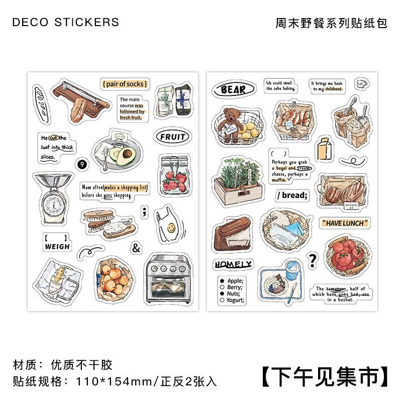 Diary Sticker Daily Life Decoration Gift Journal Diary