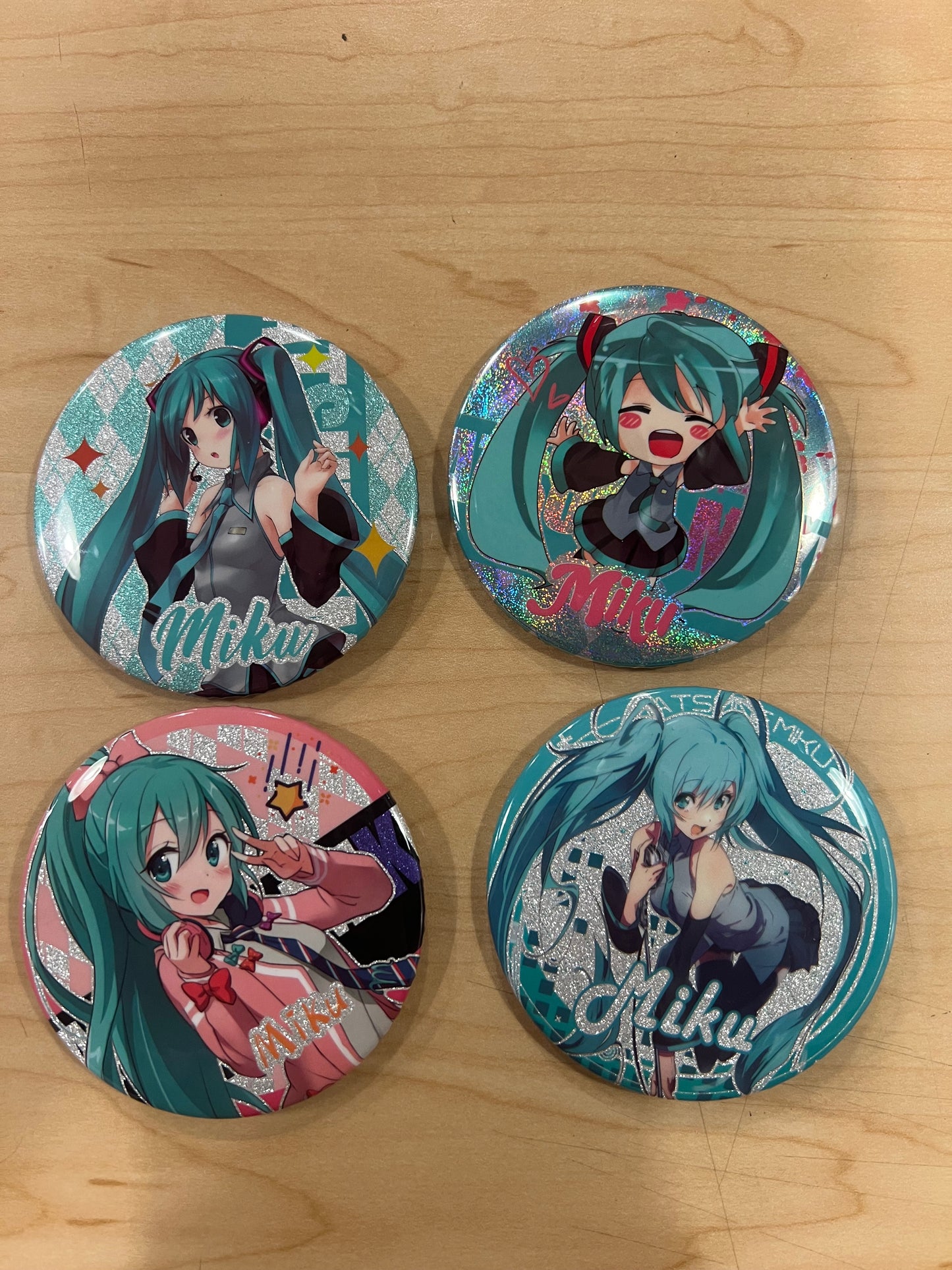 Miku Pins Anime Lovers Miku Fans Gifts Decoration for Bag