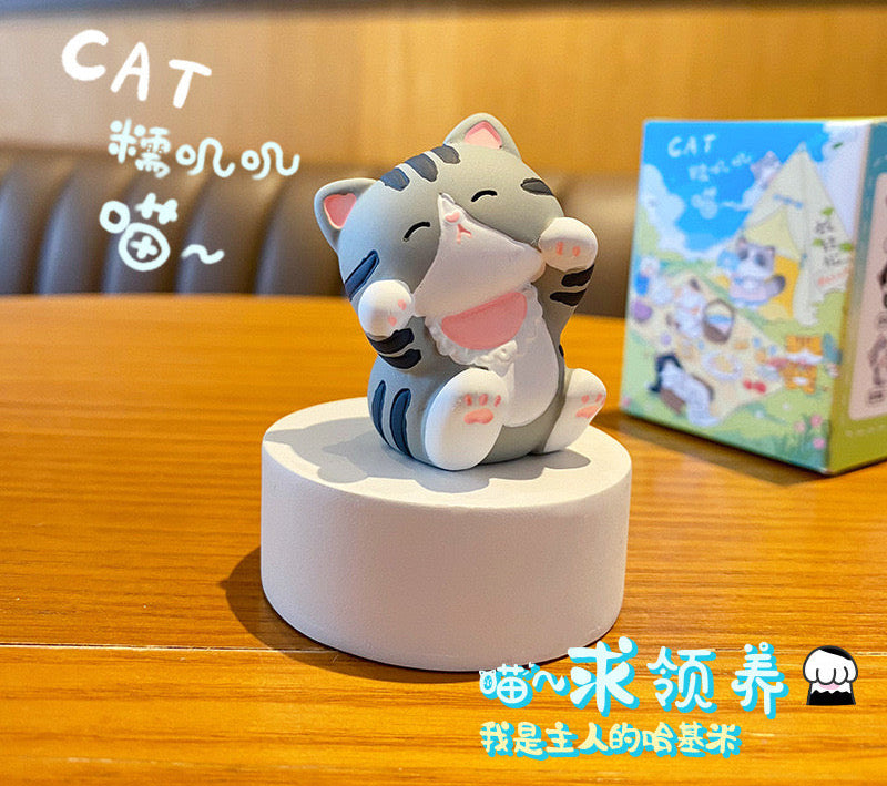 Cute Cat Figure Cat Lover Good Gift Decoration