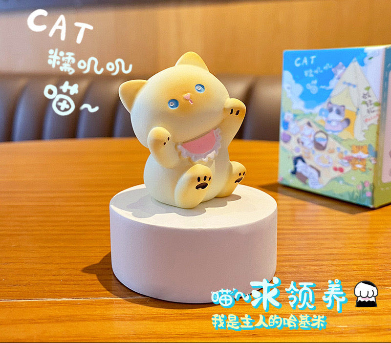 Cute Cat Figure Cat Lover Good Gift Decoration