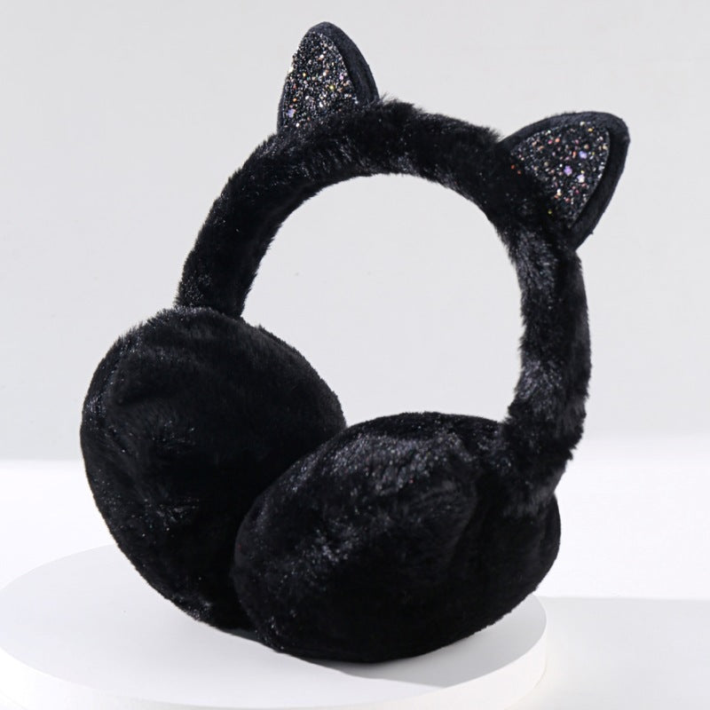 Fluffy Earmuffs with Ears
