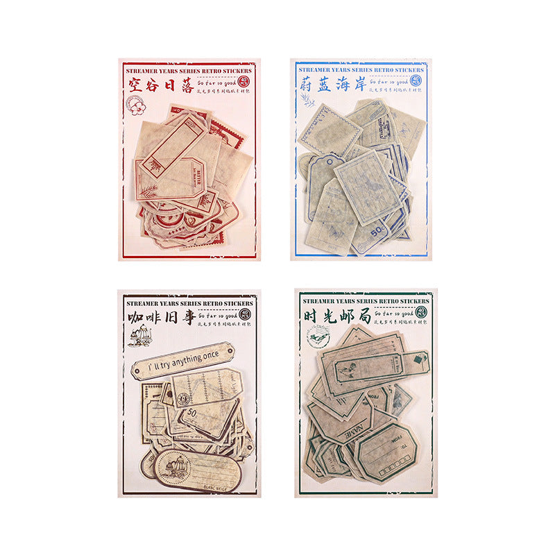 Streamer Years Retro Stickers