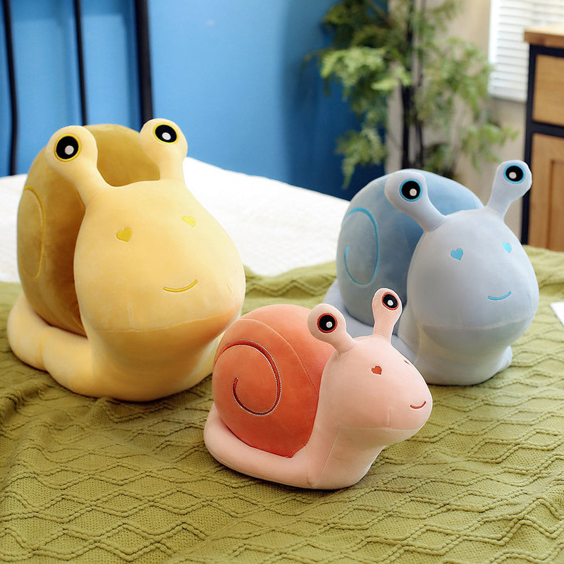 Snail Plush Toy, Big Eyes, Super Soft