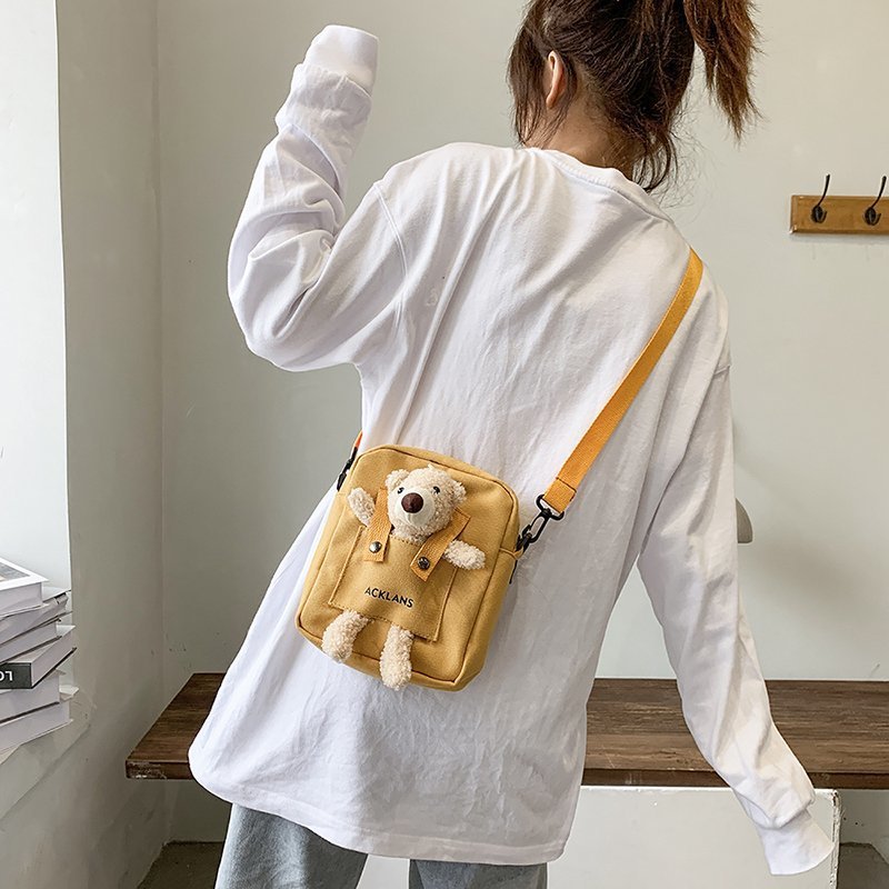 Cute Mini Bear Sling Bagpack, Crossbody Bag, Bagpack for Phone Wallet