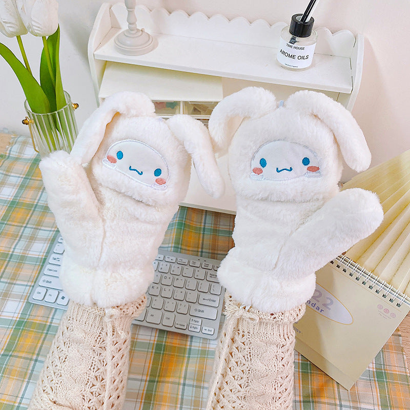 Fluffy Folding Mittens