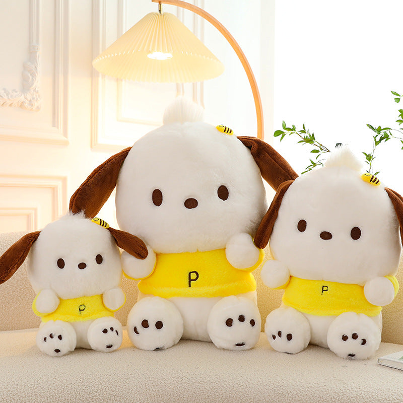 Pochacco Sanrio Plush, Fluffy Stuffed Animal Toys