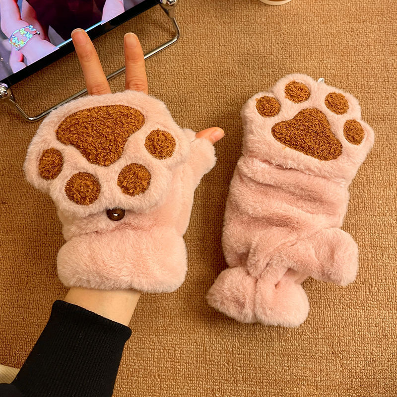 Fingerless Paw Gloves