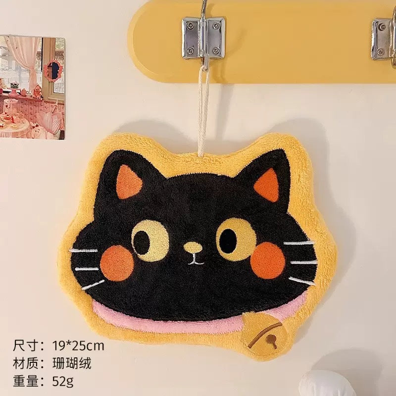 HAND WIPE TOWEL CUTE CAT STYLE CAT LOVER