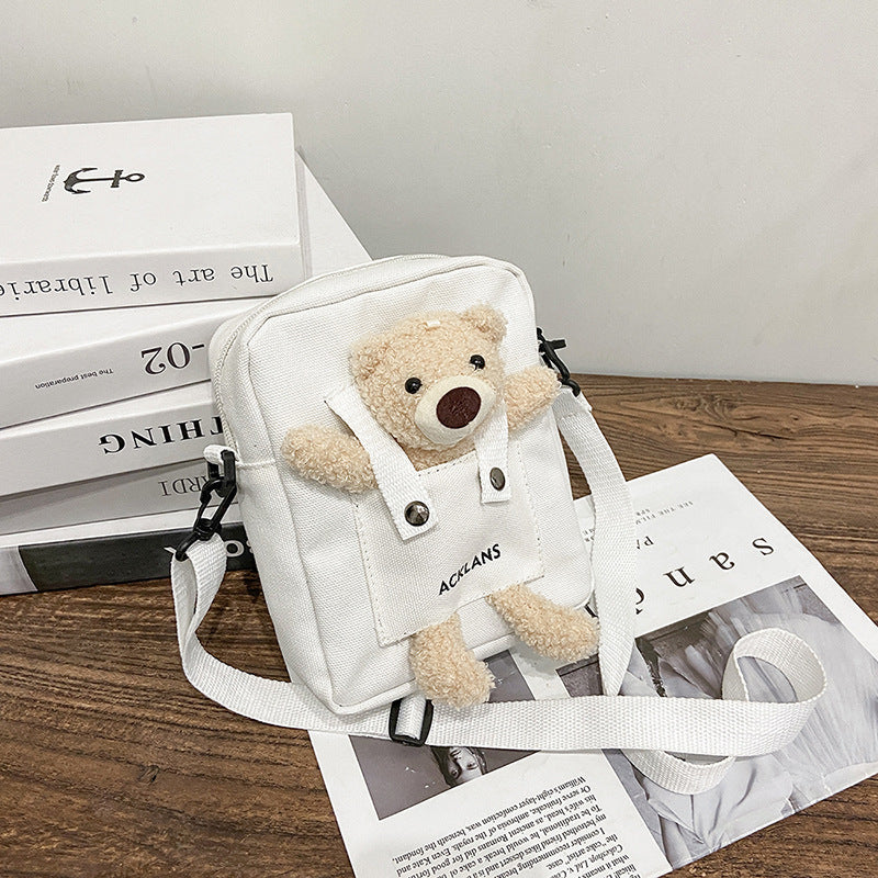 Cute Mini Bear Sling Bagpack, Crossbody Bag, Bagpack for Phone Wallet