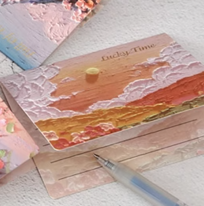 Oil Paint Greeting Card