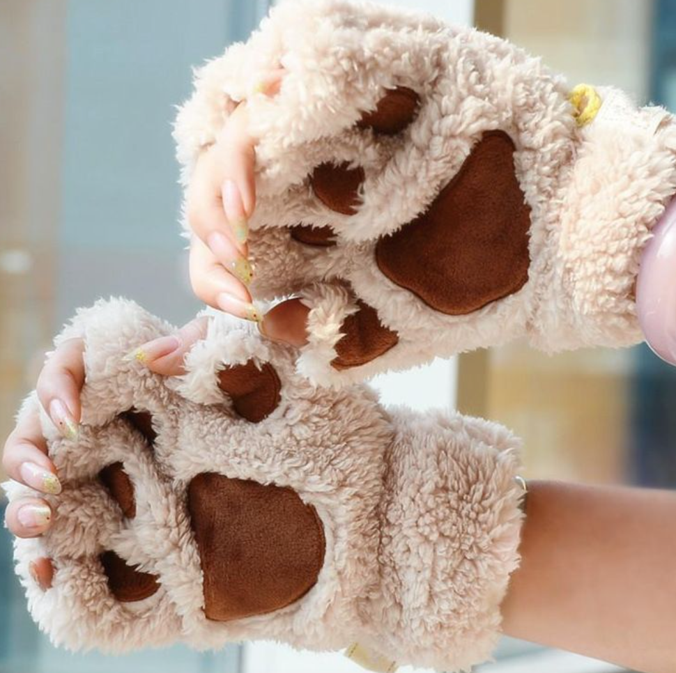 Fingerless Paw Gloves