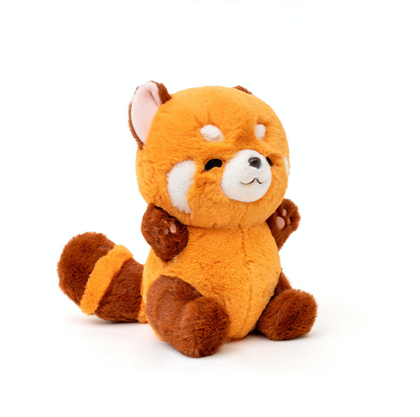 Smiling Red Panda Fluffy Plush Toys