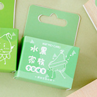 Kawaii Fruit Stamps, Neat and Detailed, Crafting Decoration, Wooden Stamp