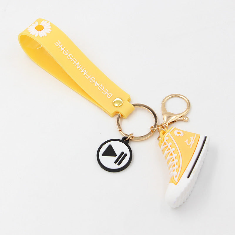 Canvas Shoes Keychain