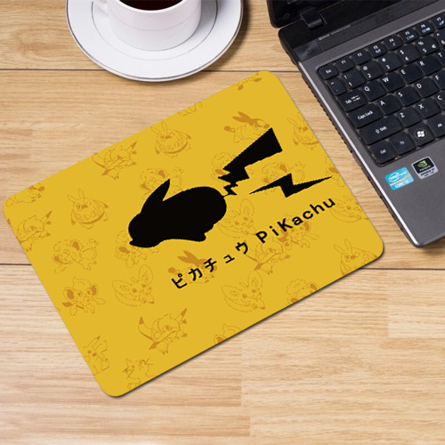 Pokemon Mousepad, Standard Medium Mouse Mat Anti-Slip Base for PC Office Working Gaming