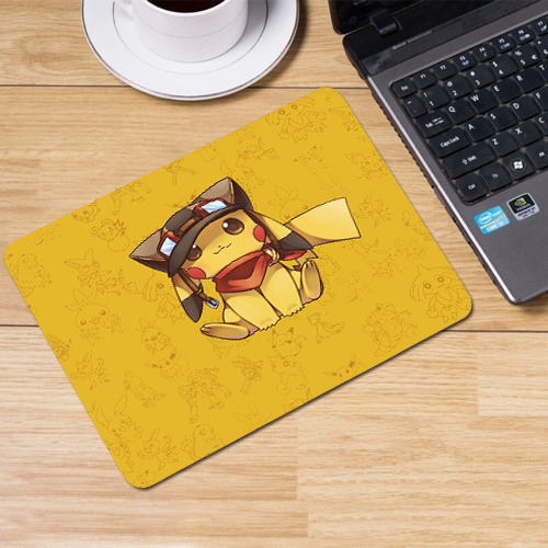 Pokemon Mousepad, Standard Medium Mouse Mat Anti-Slip Base for PC Office Working Gaming