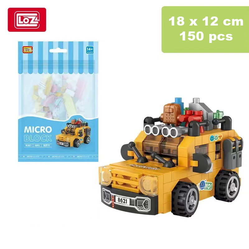 Super Mini Car Blocks, 140+pcs Mini Blocks, Kids Assemble Game, Gift and Toy for Boys Girls