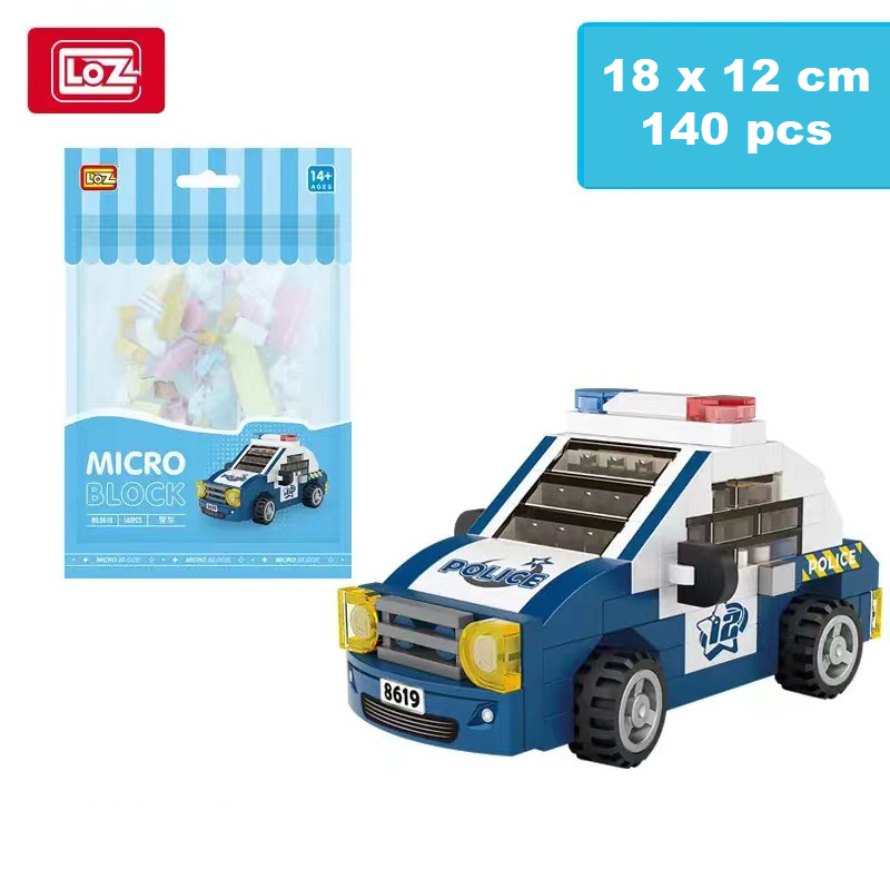 Super Mini Car Blocks, 140+pcs Mini Blocks, Kids Assemble Game, Gift and Toy for Boys Girls