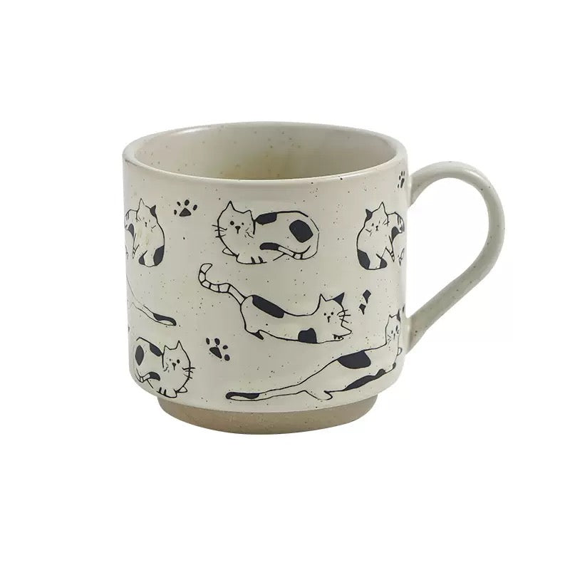 Cat/Flower Mug