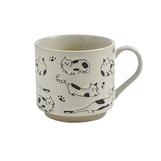 Cat/Flower Mug