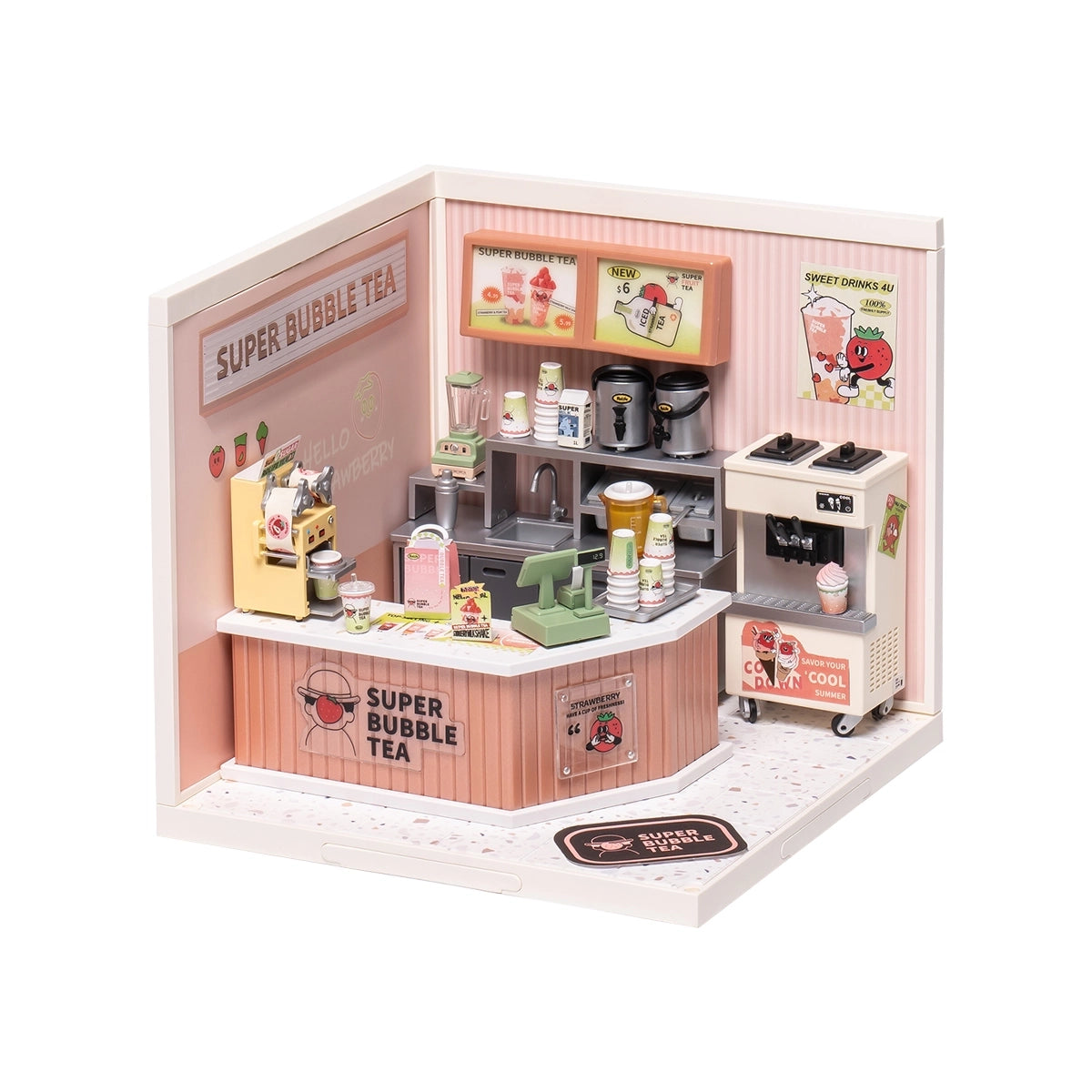 Double Joy Bubble Tea Super Creator Miniature House