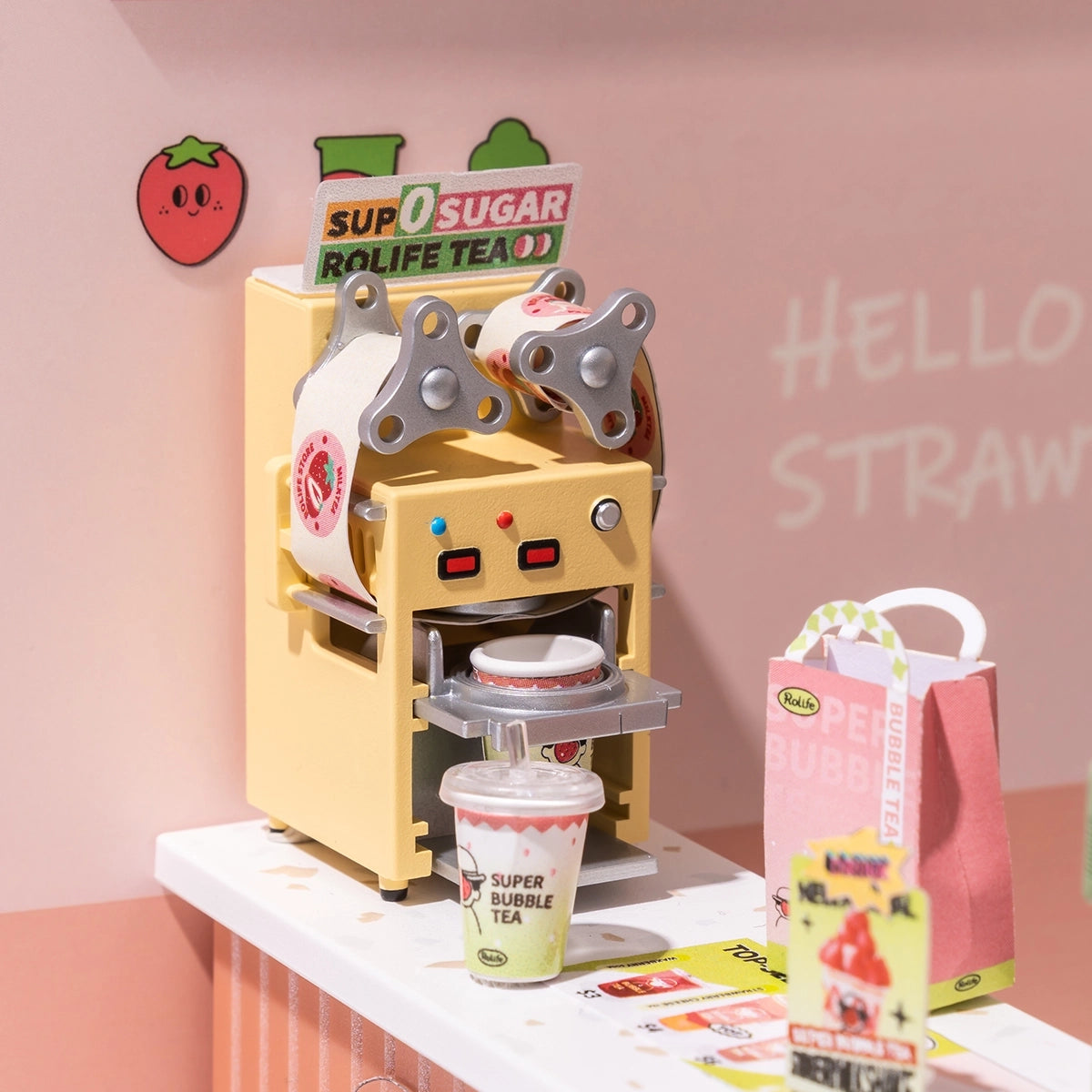 Double Joy Bubble Tea Super Creator Miniature House