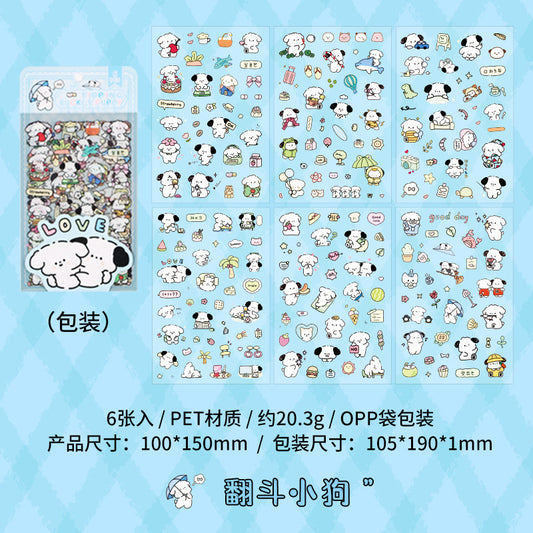 Cute Dog Animals Stickers Stationery Journal Diary Decorations Gifts School