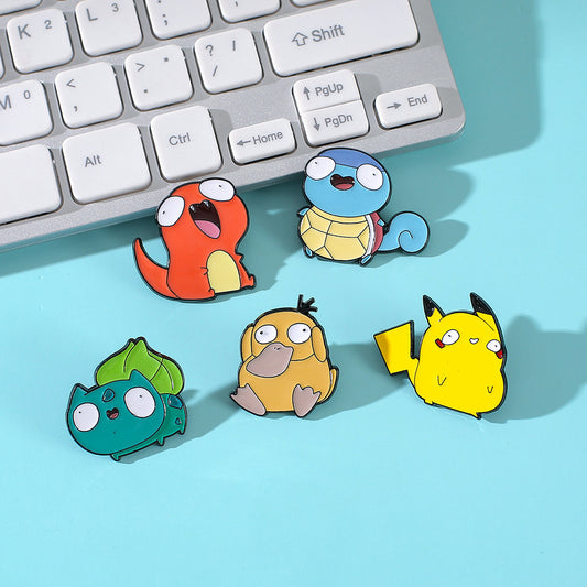 Metal Pins Pokémon Lovers Decoration