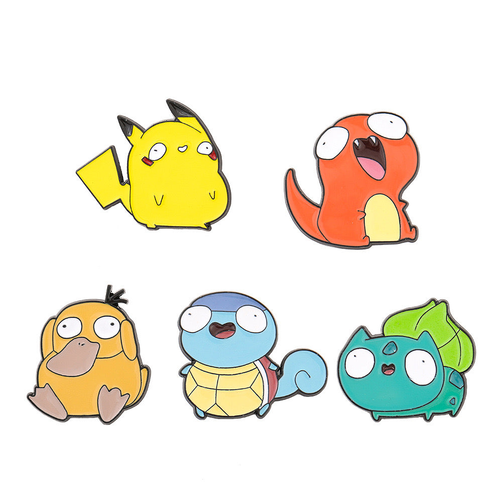 Metal Pins Pokémon Lovers Decoration