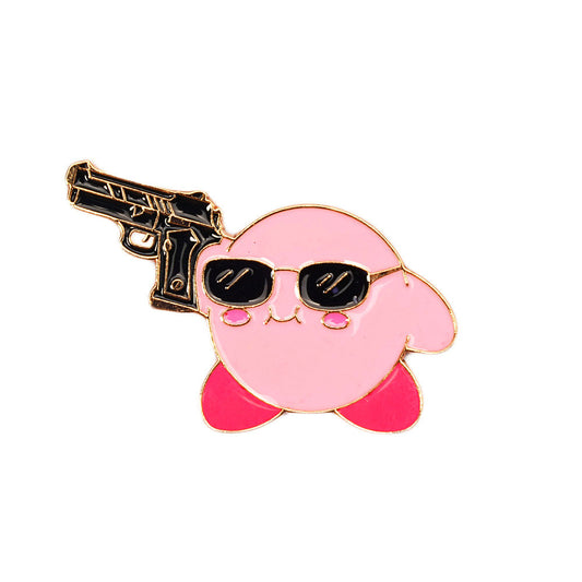 Metal Kirby Pins Cute Gift Decoration for the Bags Popular