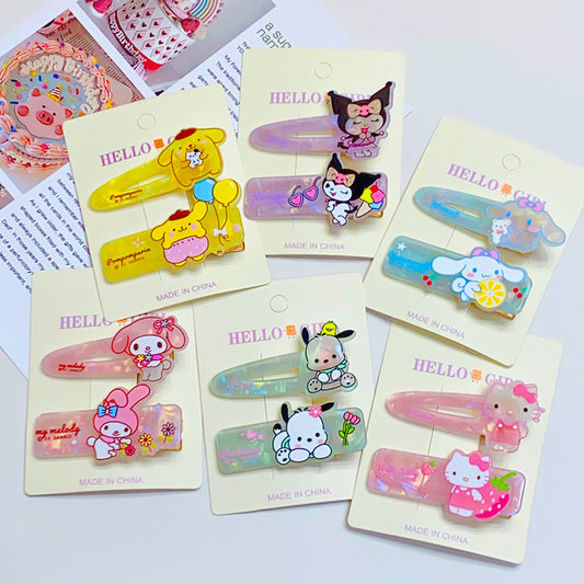 Hair Clips Sanrio Character Cute Gift for Hair