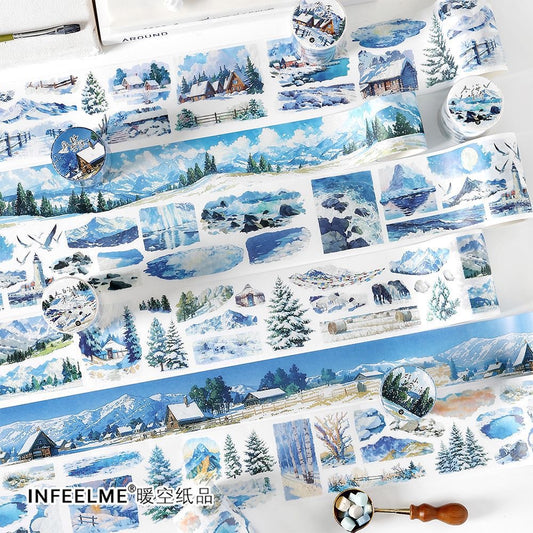 Pretty Tape Blue Mountain Gift for Dairy and Journal