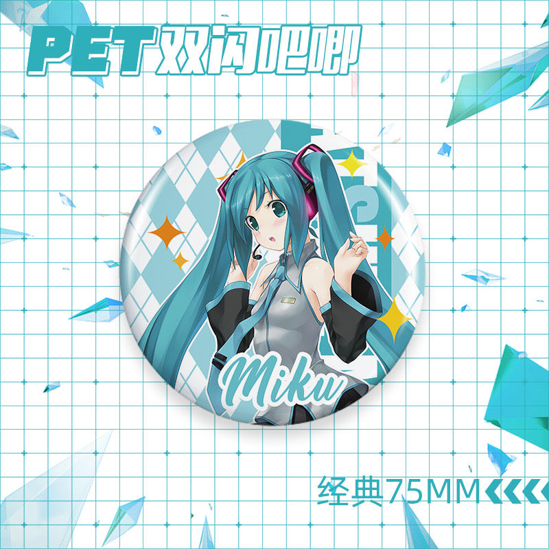 Miku Pins Anime Lovers Miku Fans Gifts Decoration for Bag