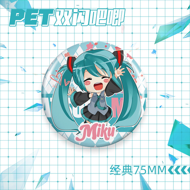 Miku Pins Anime Lovers Miku Fans Gifts Decoration for Bag