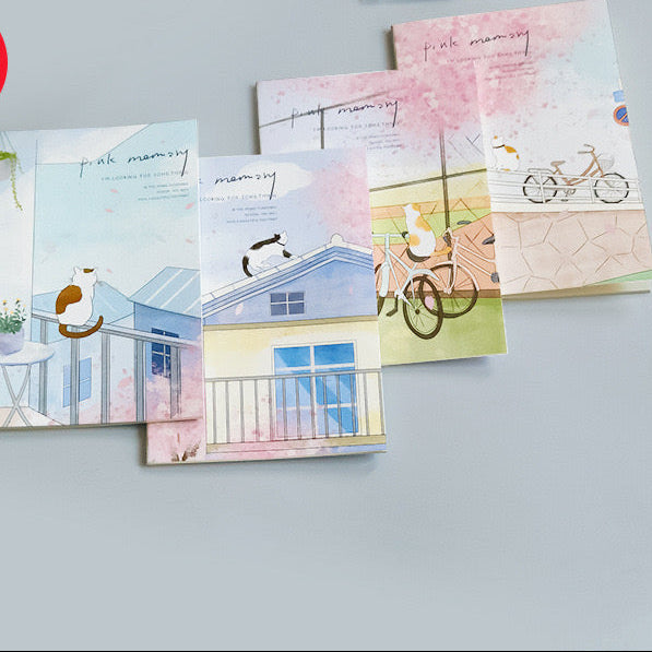 Cat Cute Notebooks Stationary High Quality Paper