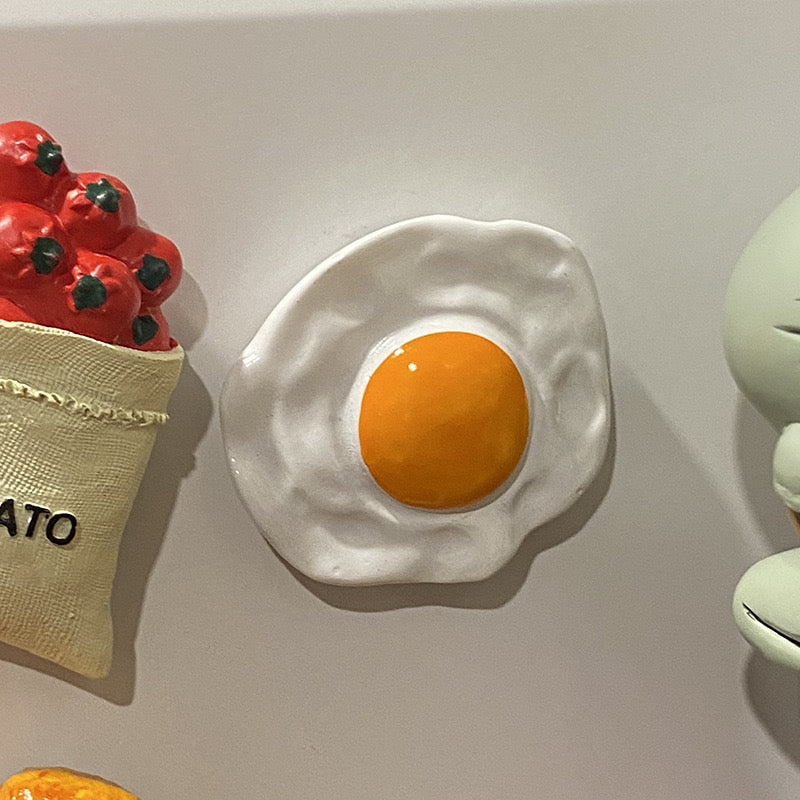 Fridge Magnet Egg Food Cute Gift Decoration and House Warming