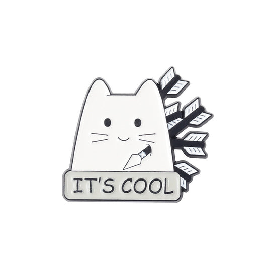 Cute Cat Pins Good Gift Decorations for Bags and Clothes