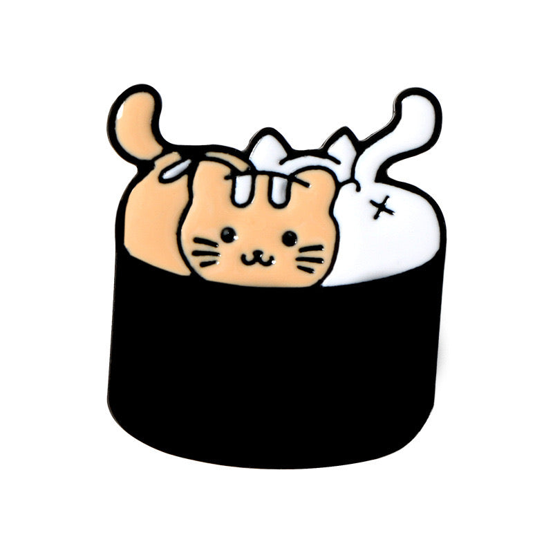 Sushi Cat Pins Cat Lovers Good Gift for Decoration