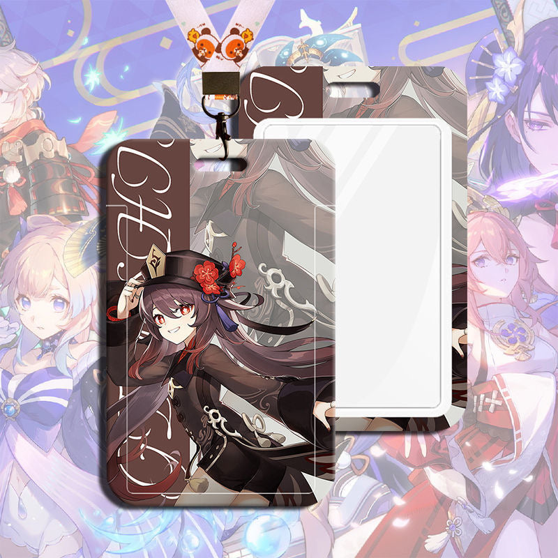 Gen shin Impact Cardholder Luggage Tag Work ID Student ID Cardholder