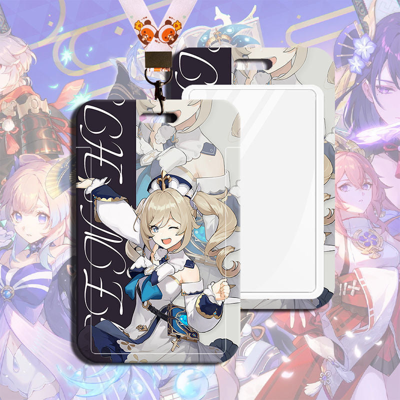 Gen shin Impact Cardholder Luggage Tag Work ID Student ID Cardholder