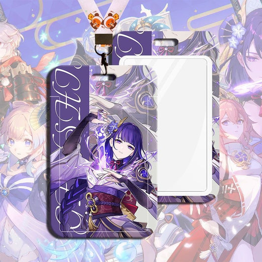 Gen shin Impact Cardholder Luggage Tag Work ID Student ID Cardholder