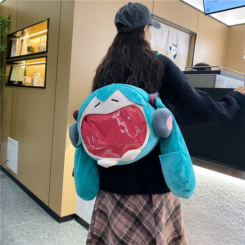 Miku Eat Bag 38Cm Miku Fans Cute Gift