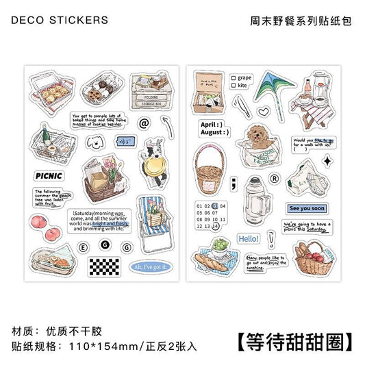 Diary Sticker Daily Life  Decoration Gift Journal Diary