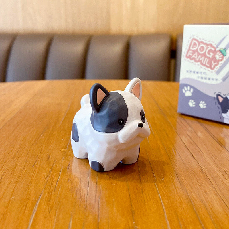 Cute Dog Wood Figure Good Gift Decoration