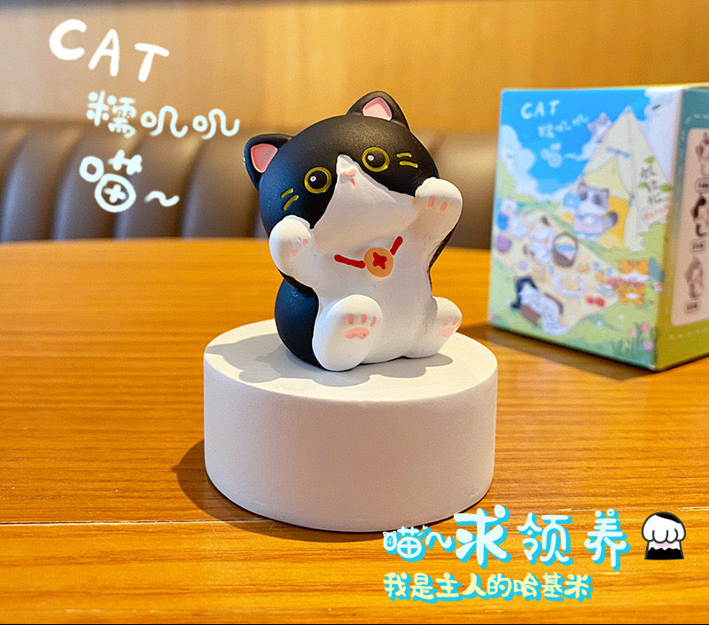 Cute Cat Figure Cat Lover Good Gift Decoration