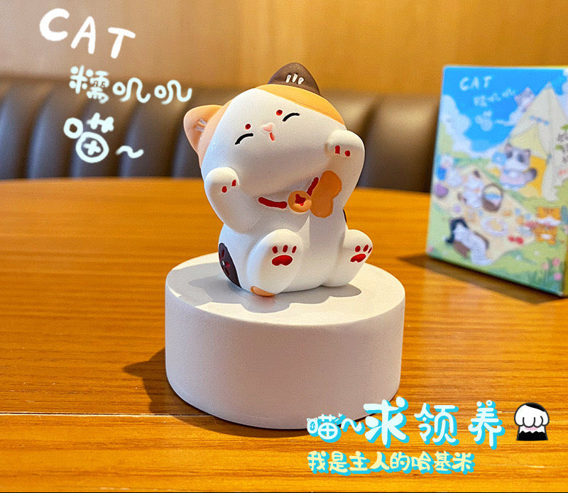 Cute Cat Figure Cat Lover Good Gift Decoration