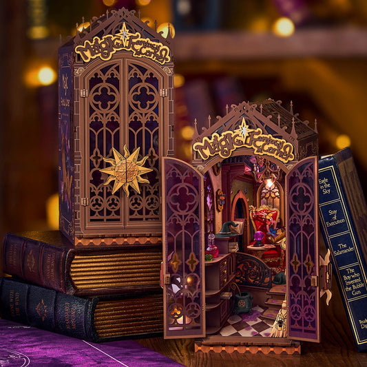 Magic Fantasy Corner -Book Nook Shelf Insert