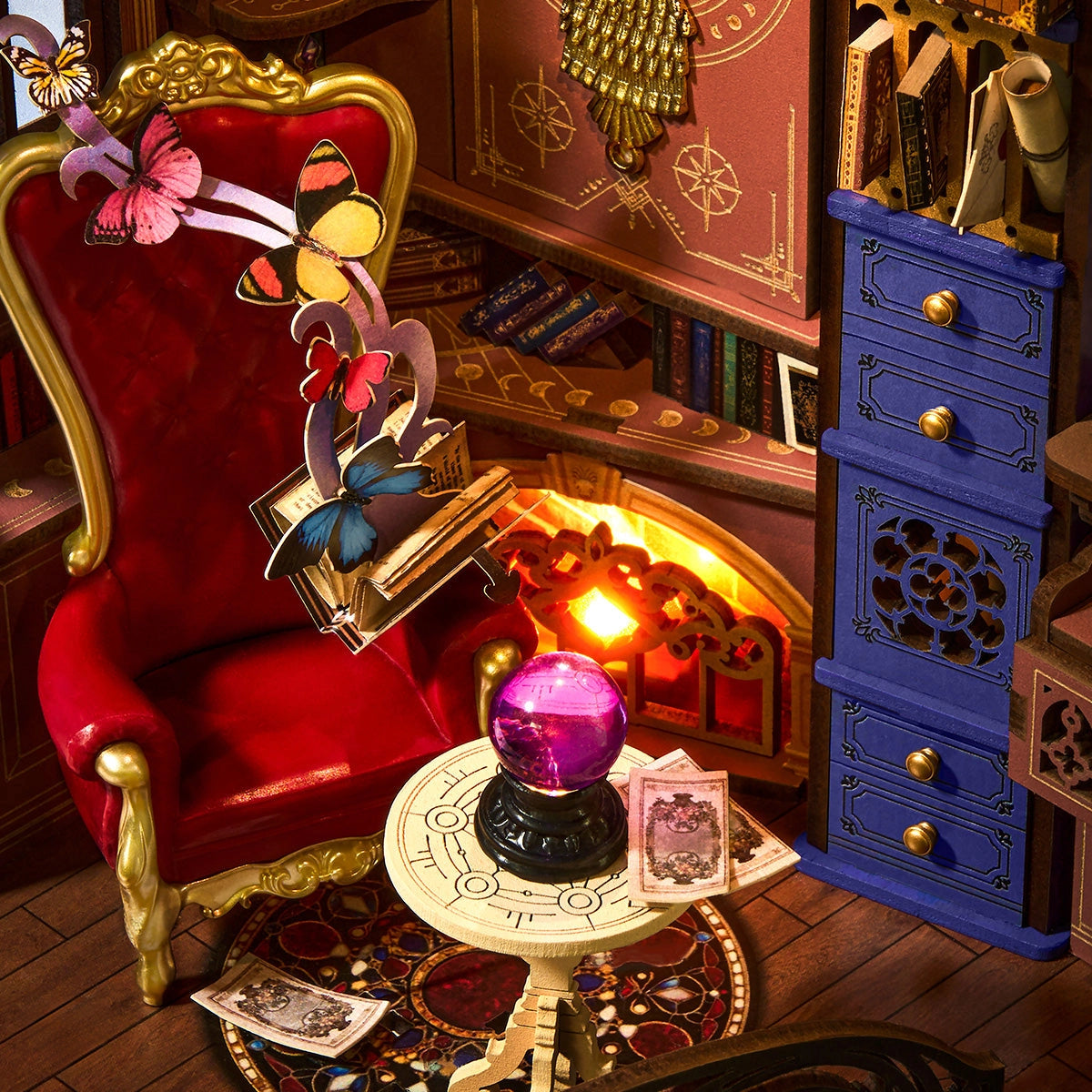 Magic Fantasy Corner -Book Nook Shelf Insert