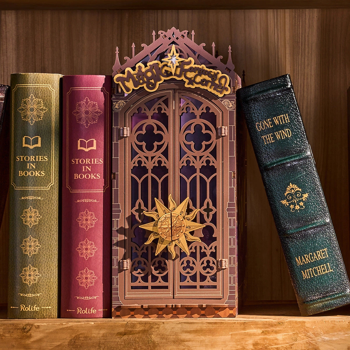 Magic Fantasy Corner -Book Nook Shelf Insert